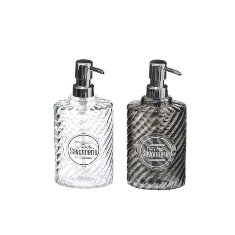 Dispenser per sapone 400 ml vetro in espositore
