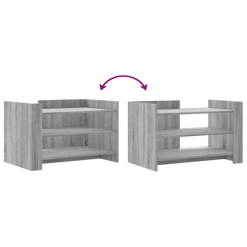 Tavolino salotto | Tavolino da caff¨¨ | Tavolino da Soggiorno Grigio Sonoma 80x50x50 cm Legno Multistrato