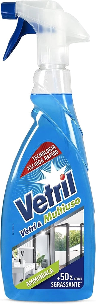 VETRIL DETERGENTE MULTIUSO IN FORMATO DA 650ML CON AMMONIACA