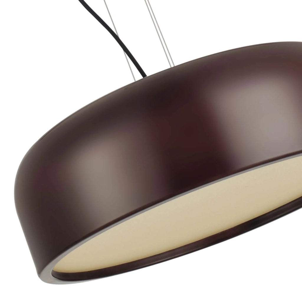 LÚZETE - LAMPADA DA SOFFITTO TILDA MARRONE/BIANCO