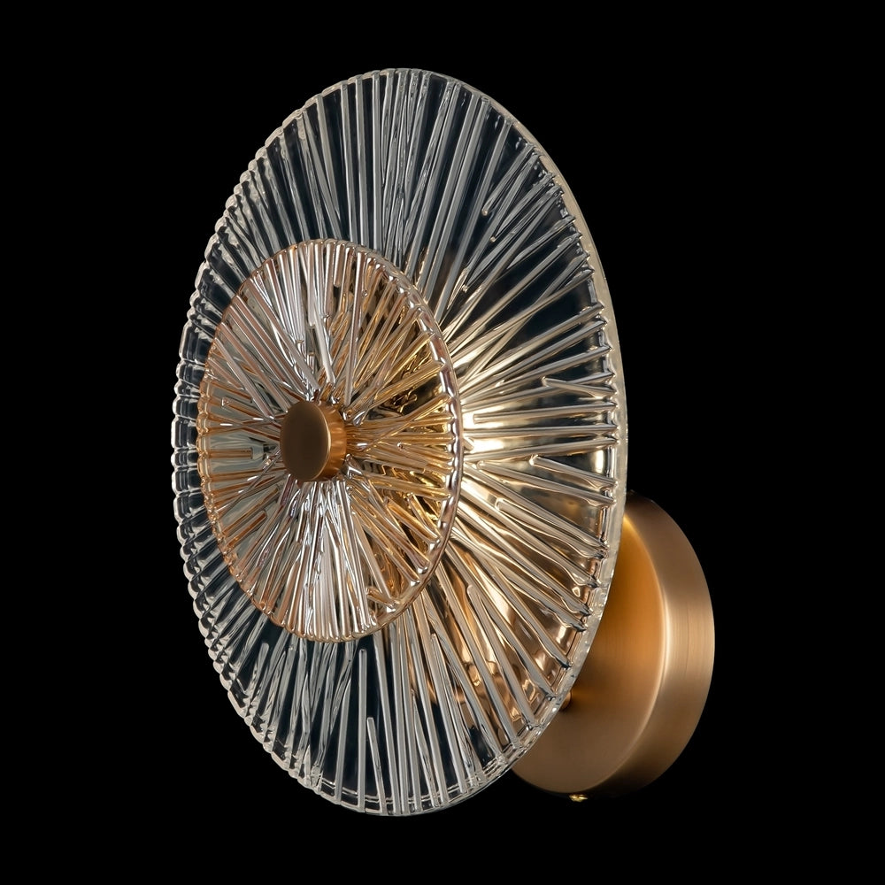 Applique oro con diffusore in vetro Maytoni MOD007WL-01G
