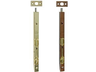 CATENACCI A LEVA FRONTALE DA INCASSO- - mm.300x16 ottonato verniciato (D.00320.30.03) - 20 pezzi AGB