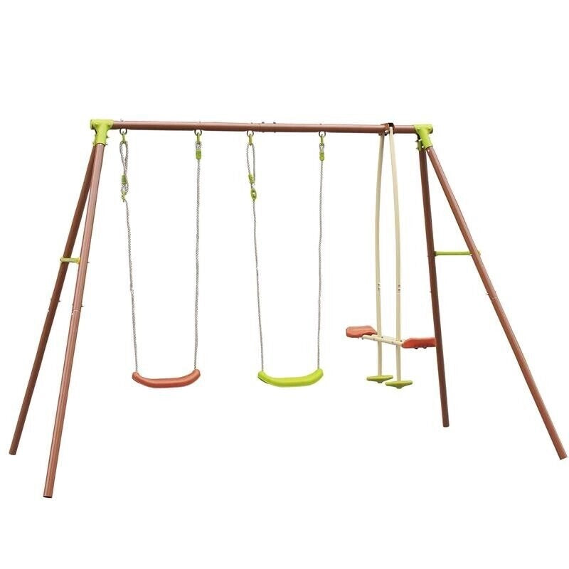 ALTALENA DA GIARDINO PER BAMBINI A 4 POSTI 290X190X195 CM