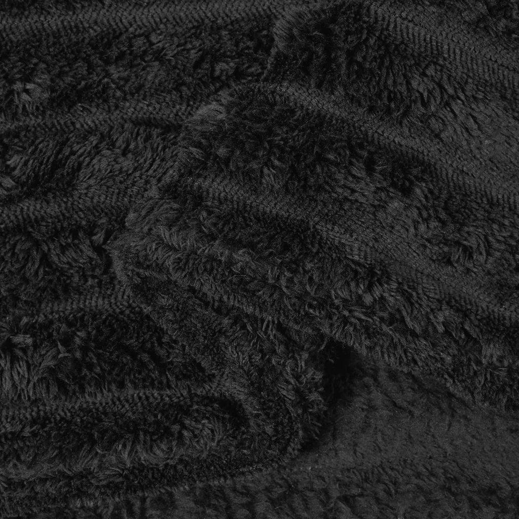 Coperta Nero 240 x 220 cm Panno 42016843