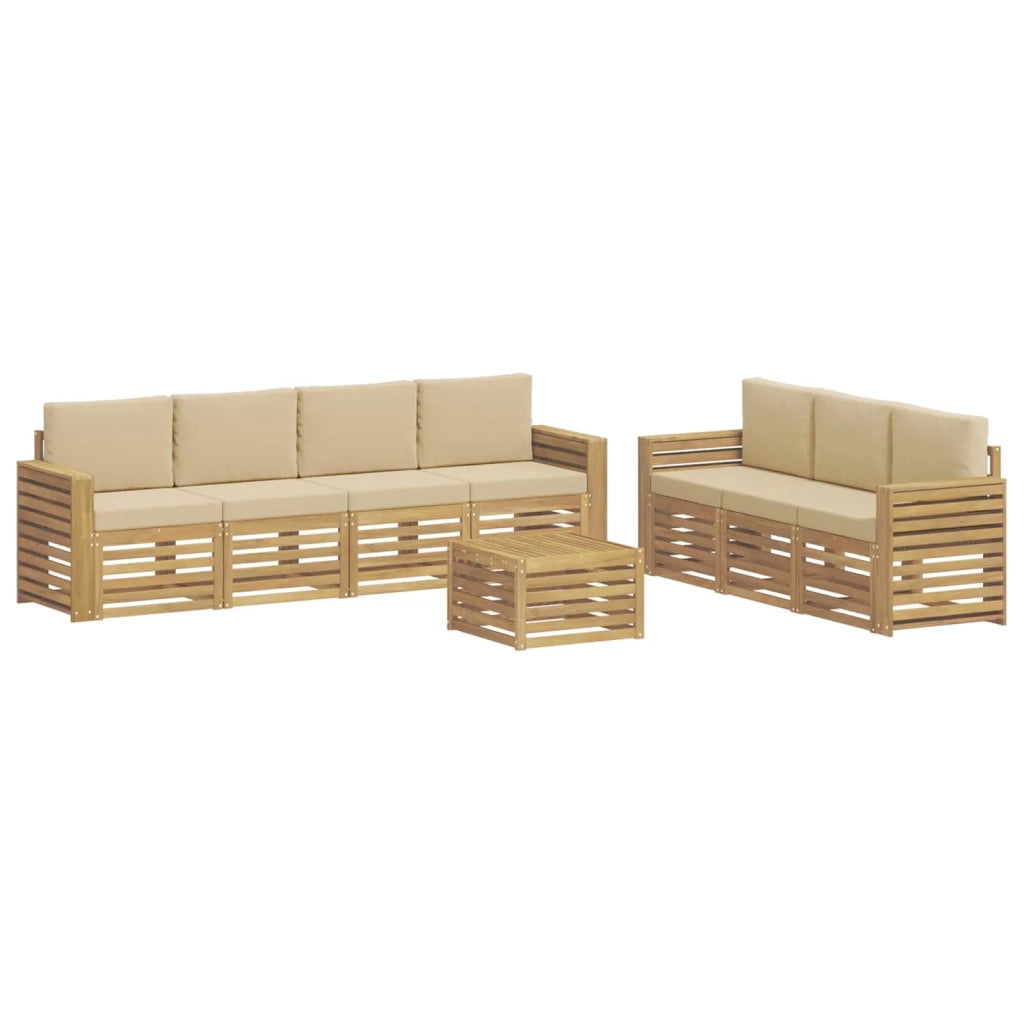 Set divani Legno di Acacia Massello 3391523