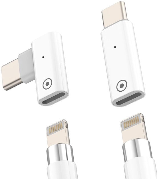 Adattatore Lightning a USB-C per Apple Pencil 1a generazione (2 pezzi)