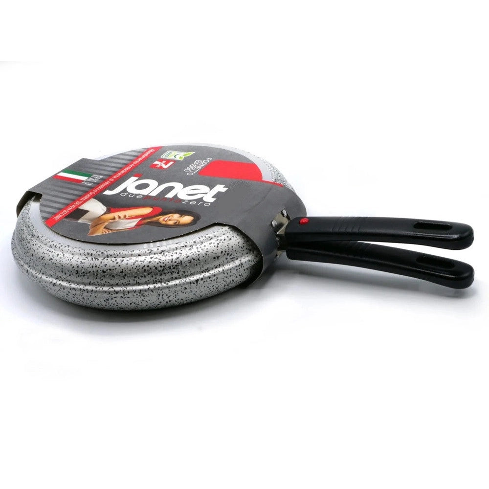 Trade Shop - Padella Fornetto Basso Antiaderente ø28cm 7 Strati Pfoa Free Con Manici Estraibili 037852m -