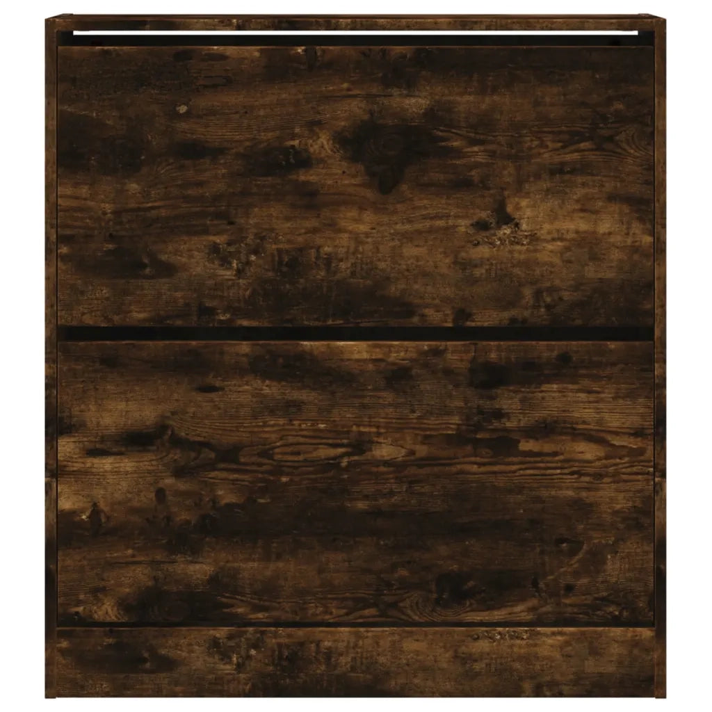 Scarpiera | Mobile per scarpe Rovere Fumo 80x21x87,5 cm in Legno Multistrato