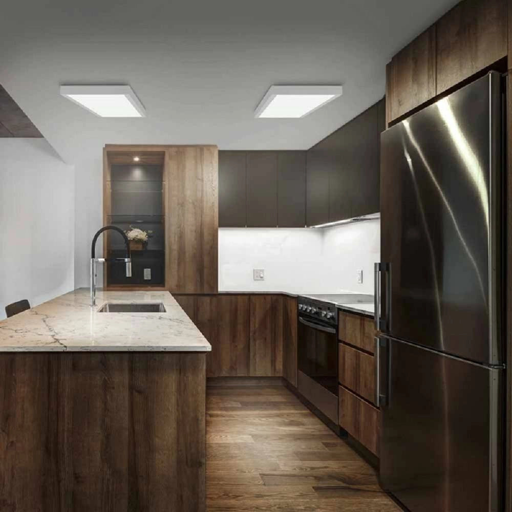 Trade Shop - Plafoniera Soffitto 120x30cm Pannello Led 40w 3 Colorazioni Di Luce Lp120-40w-3c -