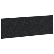 Testiera da Muro DELFT Nero Legno ingegnerizzato 897166