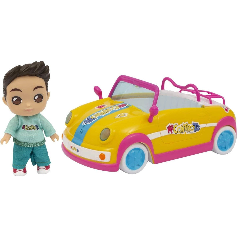 Trade Shop - La Macchina Di Luì E Sofì In Auto Cabrio Gioco Me Contro Te Con Mini Doll 12 Cm -