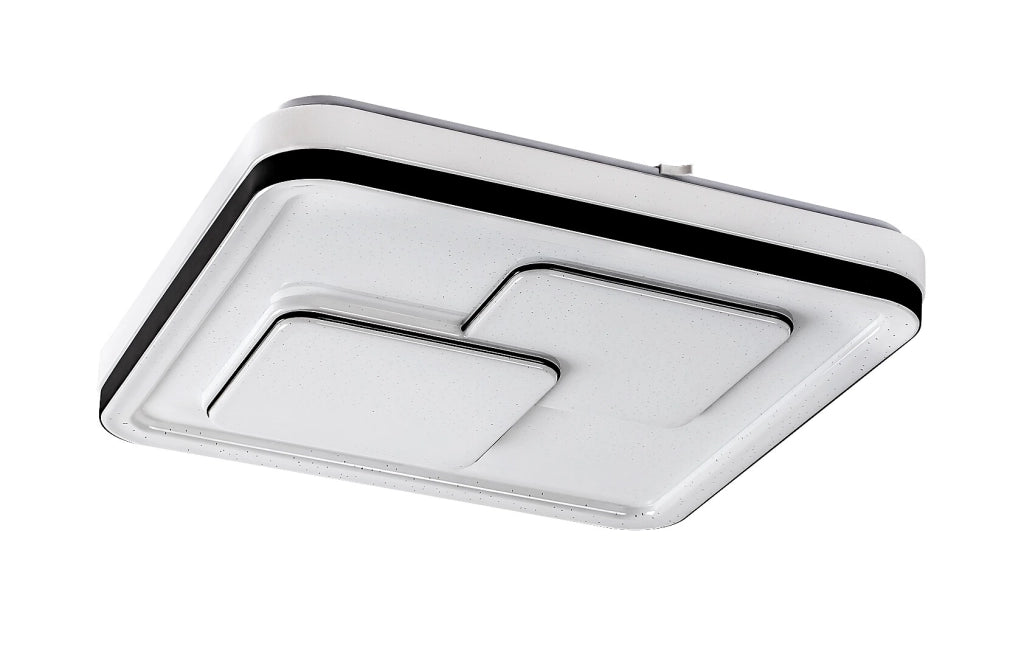 Plafoniera LED 40W 48,5cm nera effetto stelle Rabalux Hecate