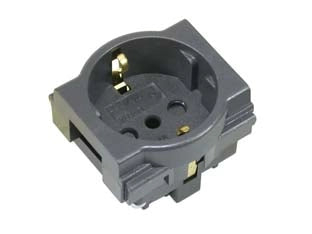PRESA SICUREZZA SCHUKO SU DUE MODULI ARC- - 2 poli+terra 16A SCHUKO con sicurezza  (7892.D) - 2 pezzi MARLANVIL