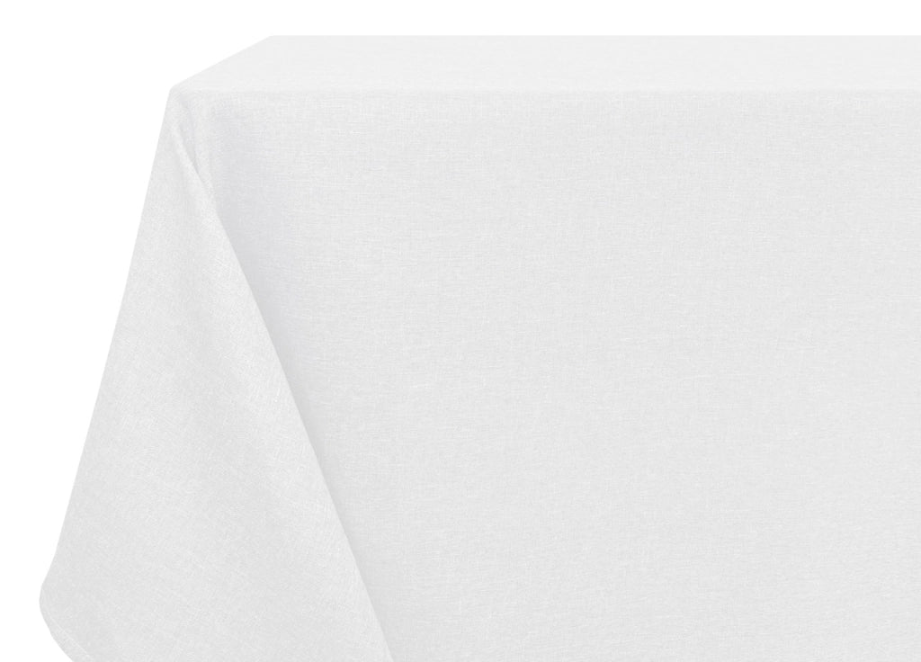Tovaglia Cucina Soggiorno Antimacchia Idrorepellente Linen - 120x160 - Bianco