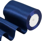 Tessuto di seta nera scuro 10 cm - 23 m per decorazioni e accessori di matrimonio