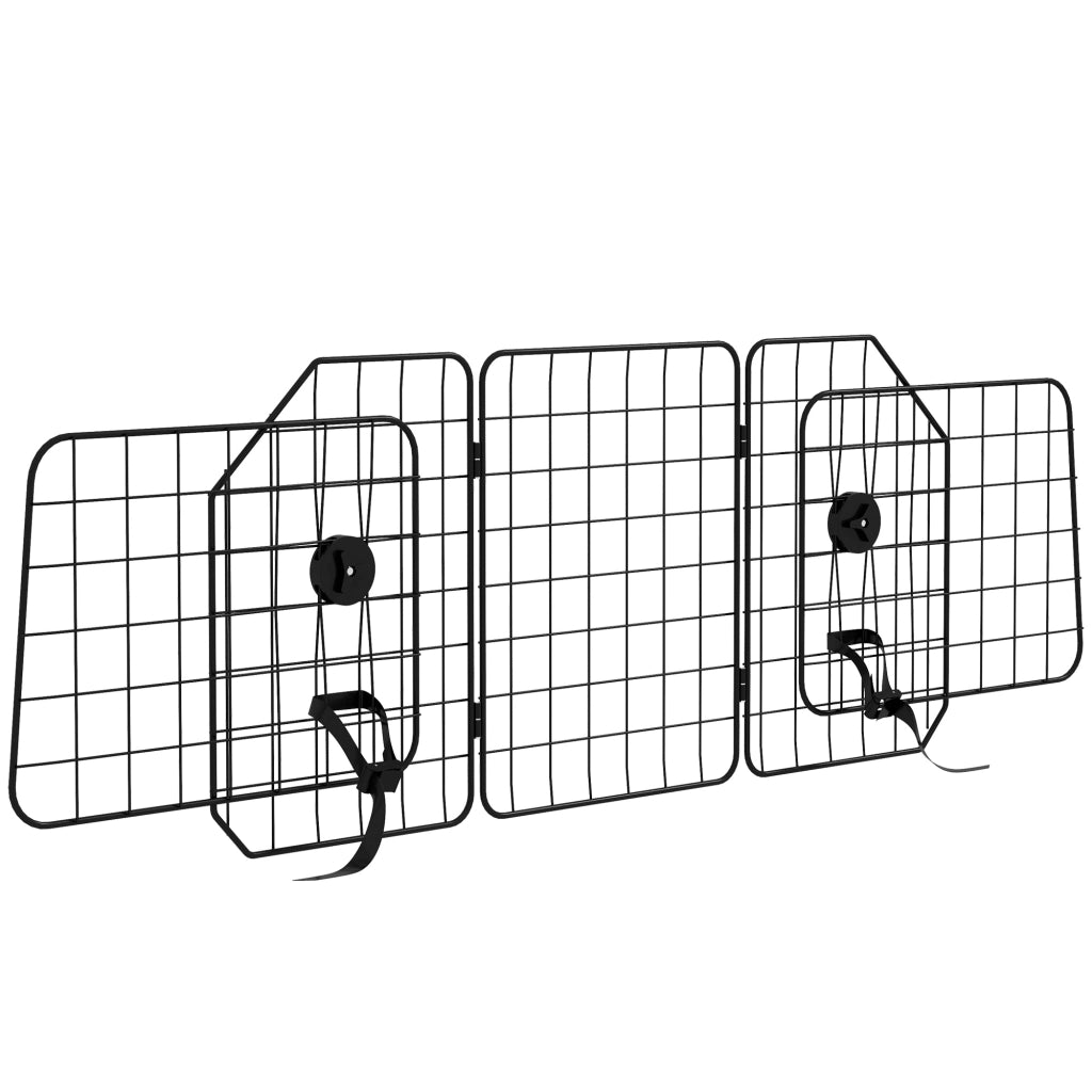 Divisorio Auto per Cani ¨C Minimal ¨C Nero, 93-150x42cm