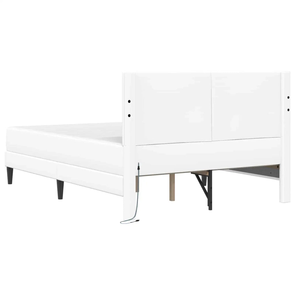 Struttura del letto con strisce LED 2 pcs Similpelle 3414993