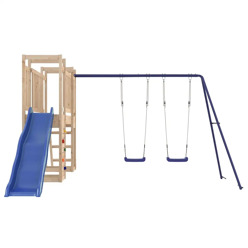 Set da Gioco da Esterno in Legno Massello di Pino 3155930