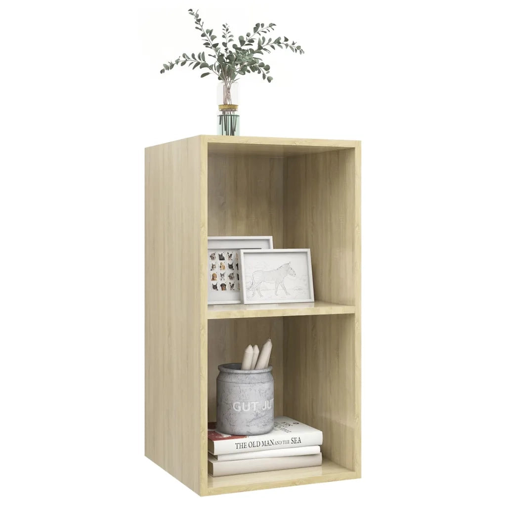 Mobile TV da Parete | Armadietto TV | Mobile Porta TV Rovere Sonoma 37x37x72 cm Legno Multistrato