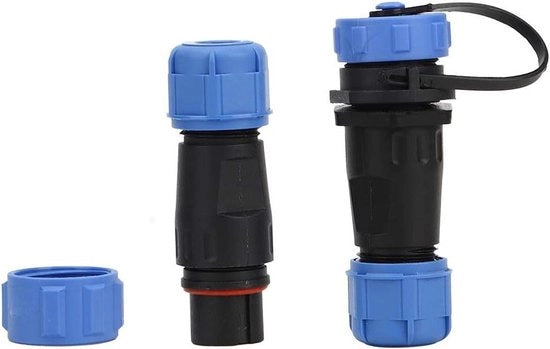 Connettore a caviello idroimpermeabile - 8x6x2 mm - 4 poli - Male e Female Plug - Connettore senza vite - Adatto per Allecto Plus - Aviazione Round