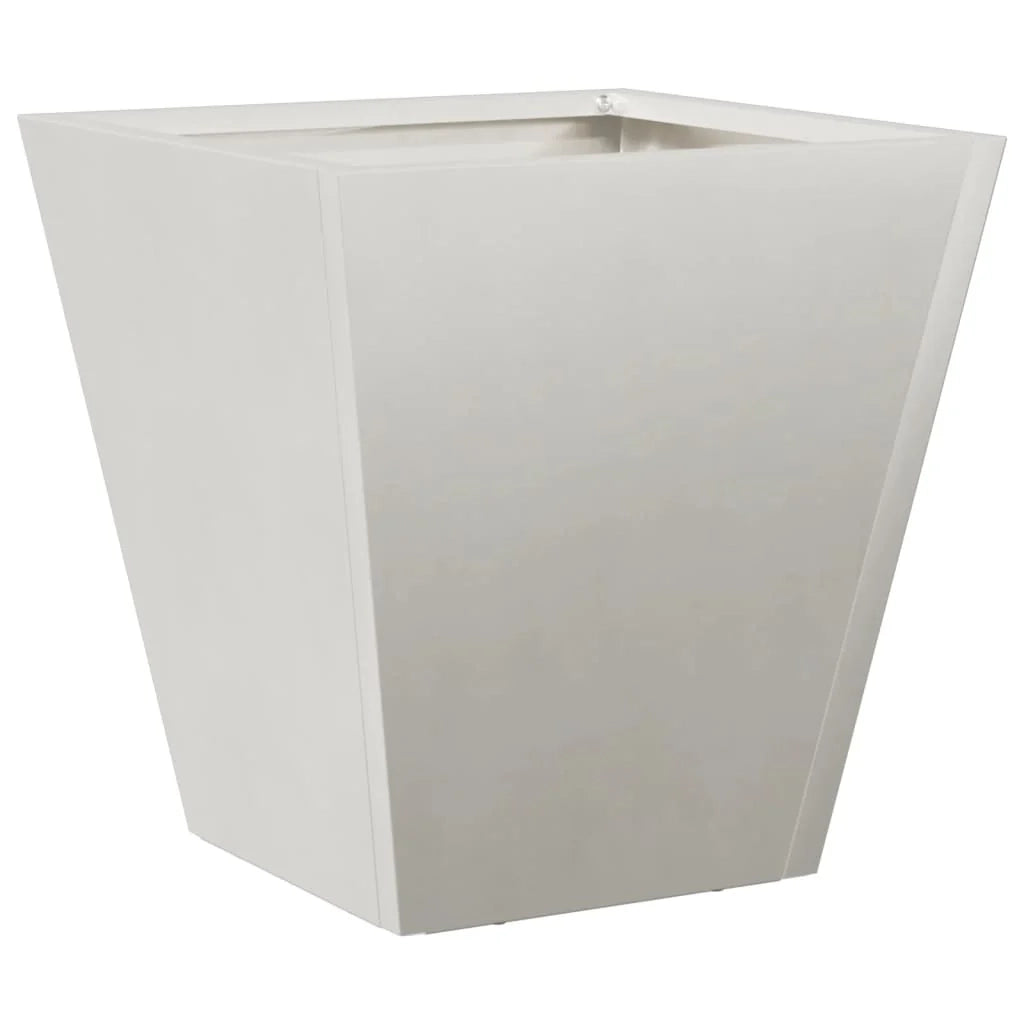 Fioriera rialzata per piante fiori terrazza giardino 30 x 30 x 30 cm acciaio inox grigio chiaro 02_0037492