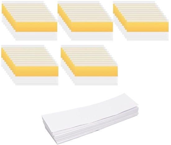 Etichetta adesiva trasparente - 50 pezzi - 3x10 cm