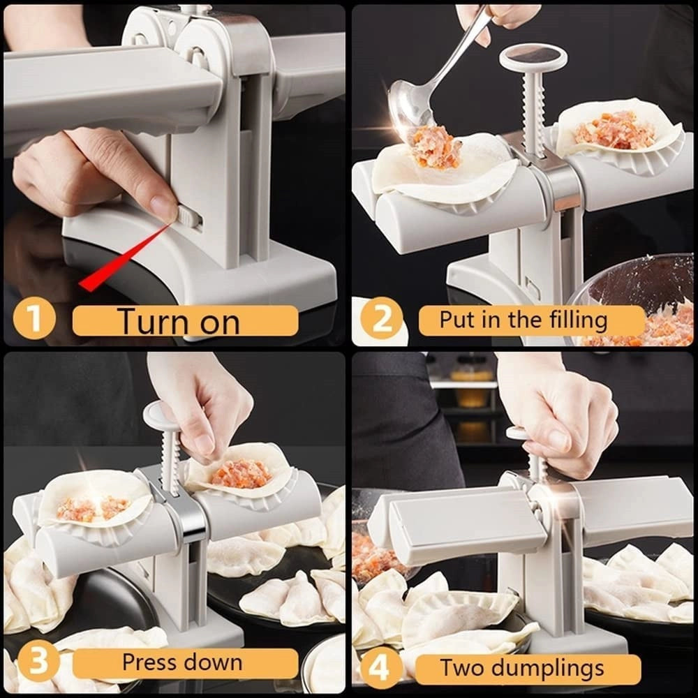 Trade Shop - Stampo Per Ravioli Automatica Gnocchi Panzerotti Pierogi Dumpling Pasticceria -