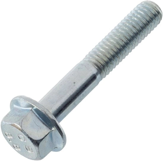 Set di viti a flangia a 6x35mm in acciaio inossidabile galvanizzato - viti a flangia a 6x35mm - viti a flangia - peso 11g - viti a flangia a 6x35mm - viti a flangia a 6x35mm Zeskantkop