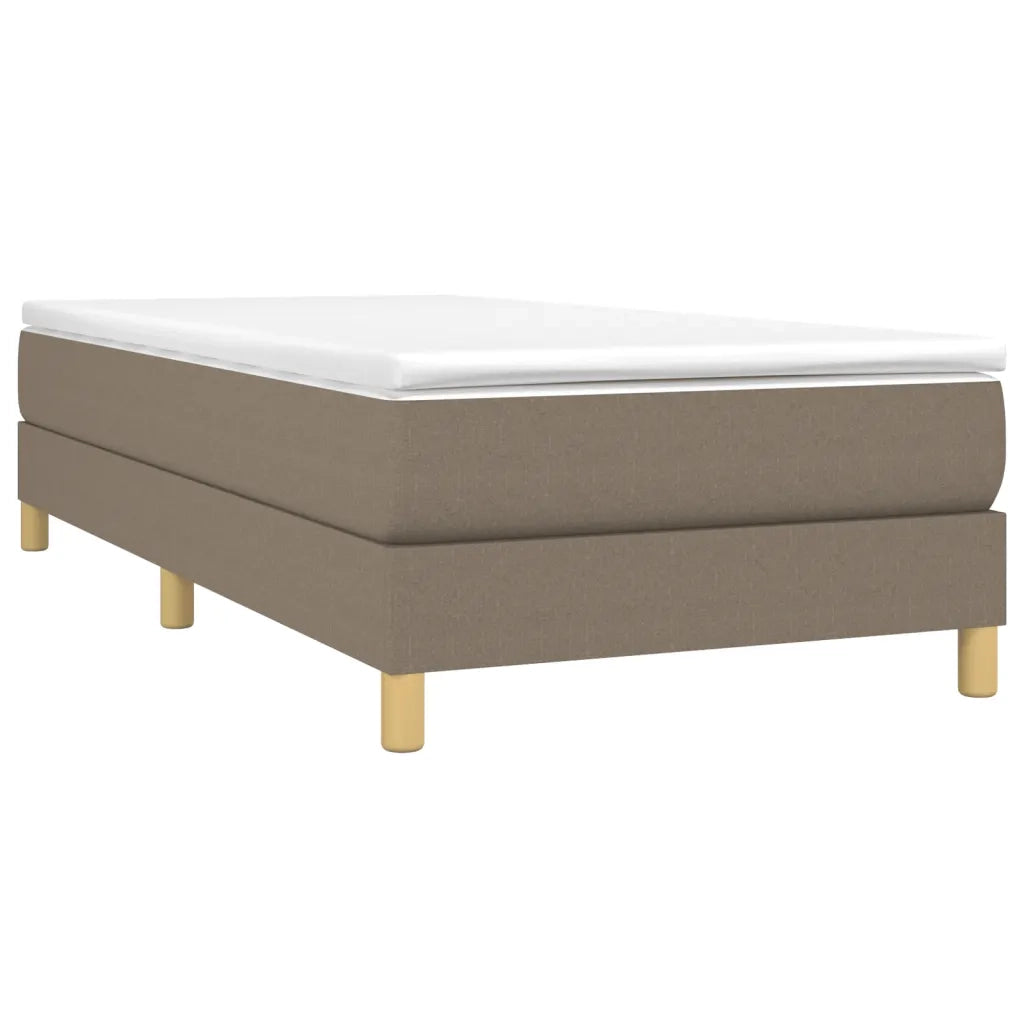Struttura Letto a Rete a Molle Tortora 90x190 cm Tessuto 3120578
