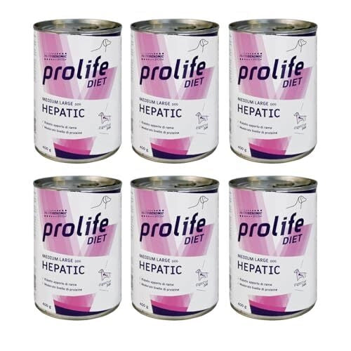 Hepatic 6x400gr prolife dog confezione risparmio