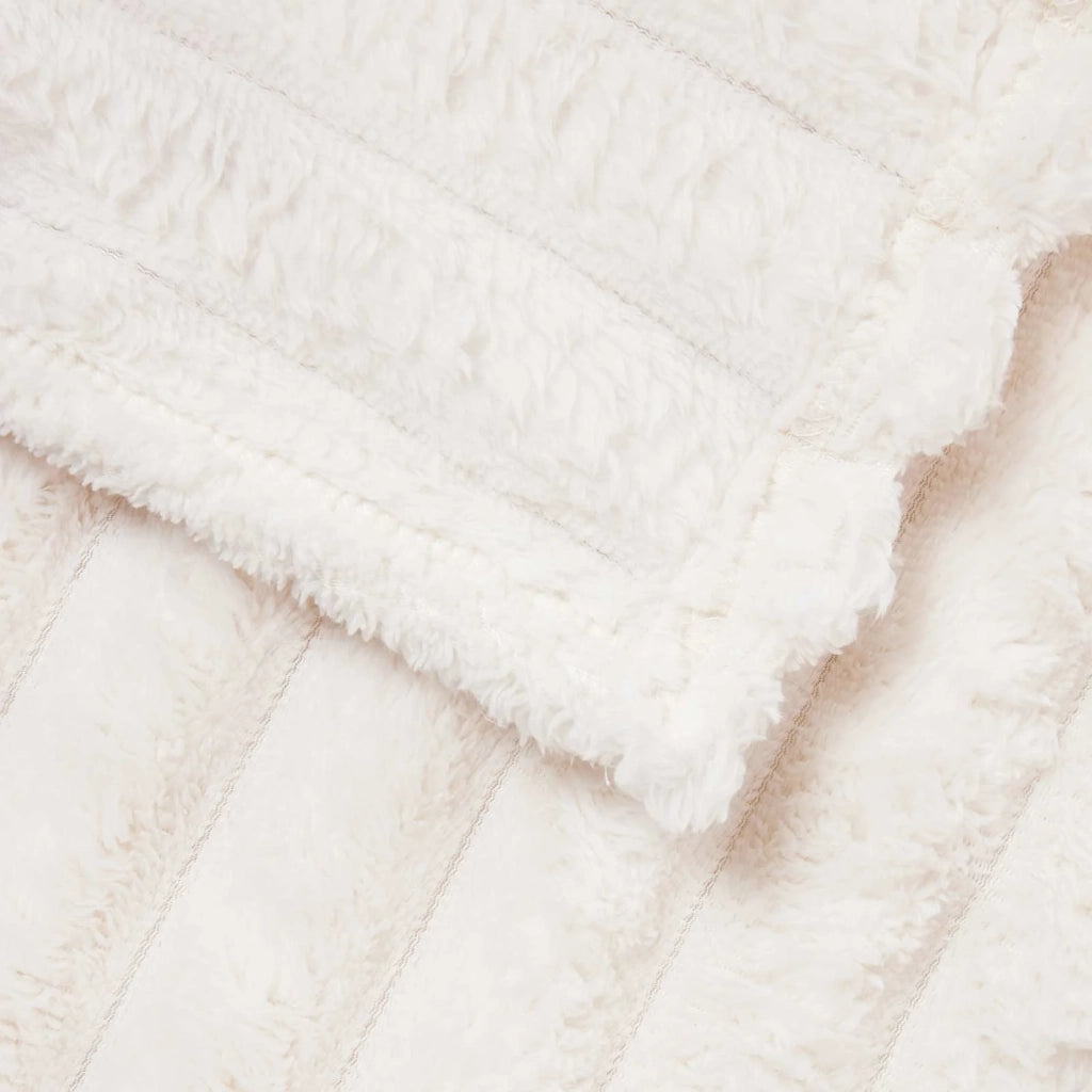 Coperte da Pile 6 pcs Crema 200 x 150 cm Panno 42016898