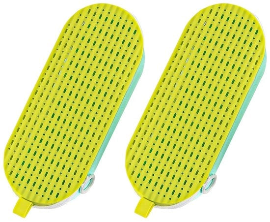 Sacchetto per occhiali da bagno - Grande capacità - Copertura in silicone - Tessuto a maglia respirante - Chiusura sicura con cerniera - Clip per un facile indossamento - Custodia per occhiali