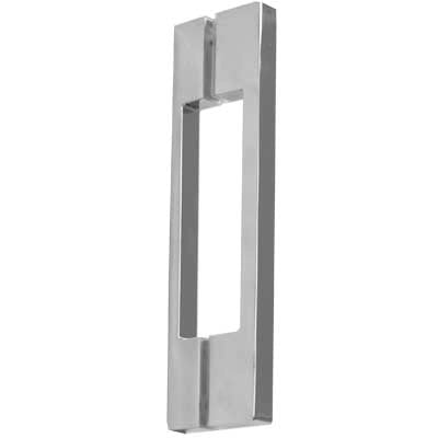 MANIGLIA PER PORTA LIPARI  Argento Lucido     GIAVA