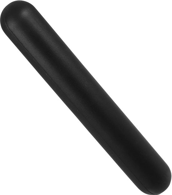 Set di caffè - Spatola di caffè in silicone - Spatola di miscelazione sostituibile - Accessori per caffè - Contenitore in plastica nera - Dimensioni 17x2,72 cm