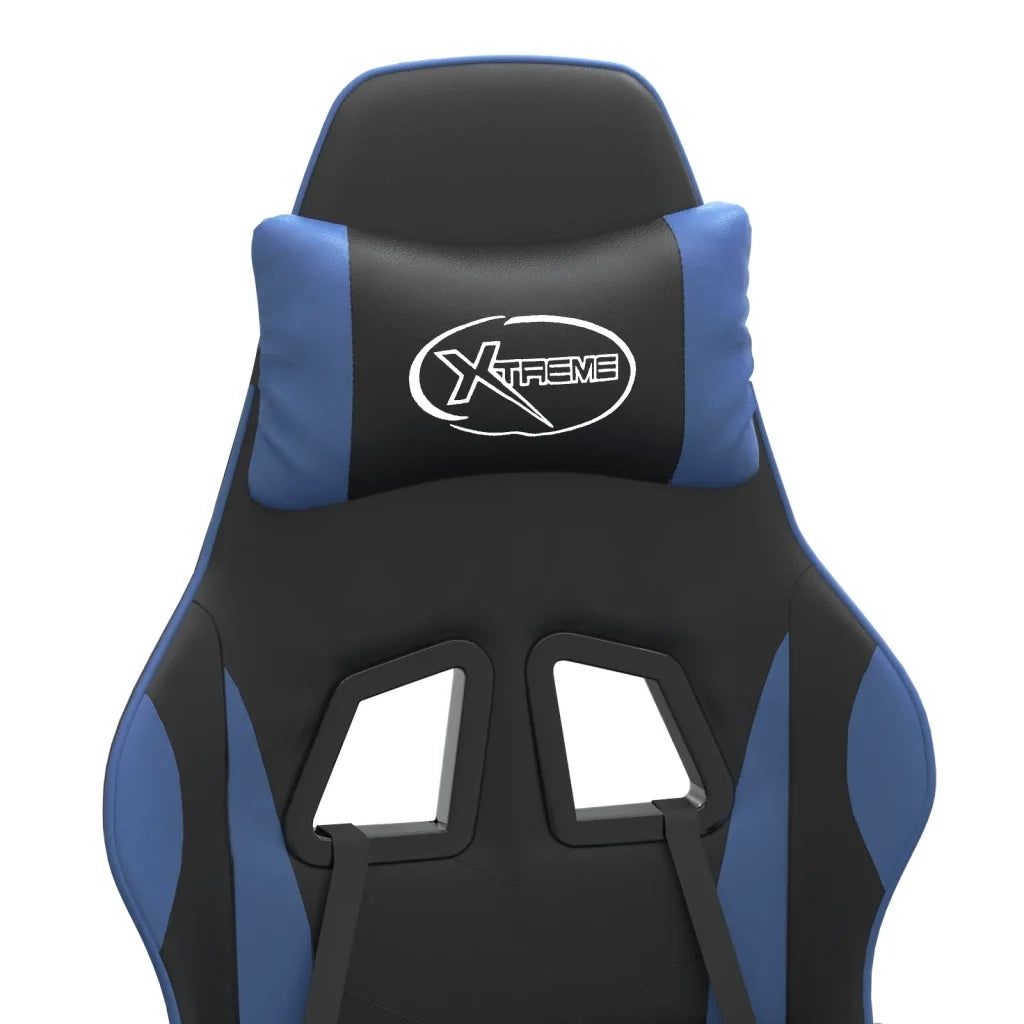 Sedia da Gaming Nera e Blu in Similpelle 3143866