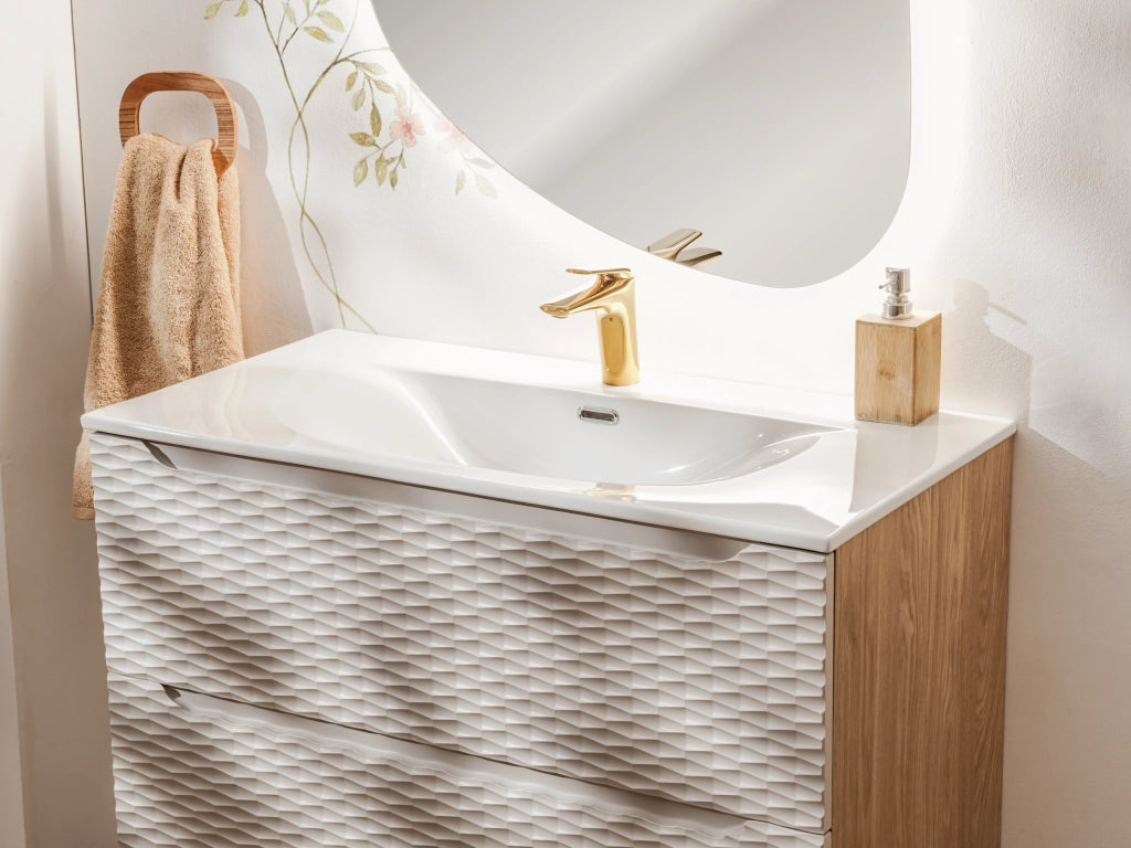 Lavabo per mobile a due vasche 120 cm Lavabi per mobile 121 x 17 x 46 cm