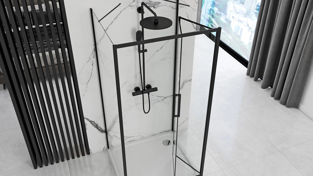 Cabina Doccia A Parete Rapid Fold 90x100