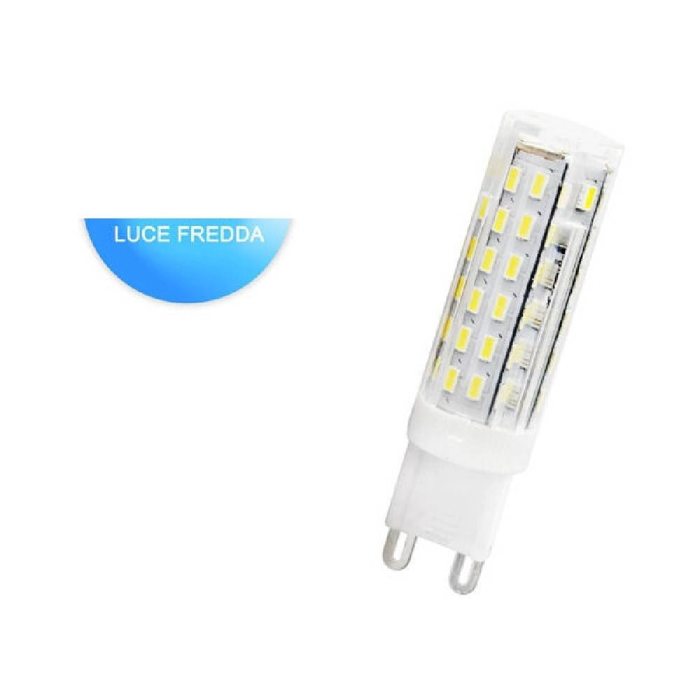 Trade Shop - Lampadina Led Smd 3014 G9 4,5 Watt Luce Fredda 6500k Calda 3000k Naturale 4000k - -bianco Freddo      -