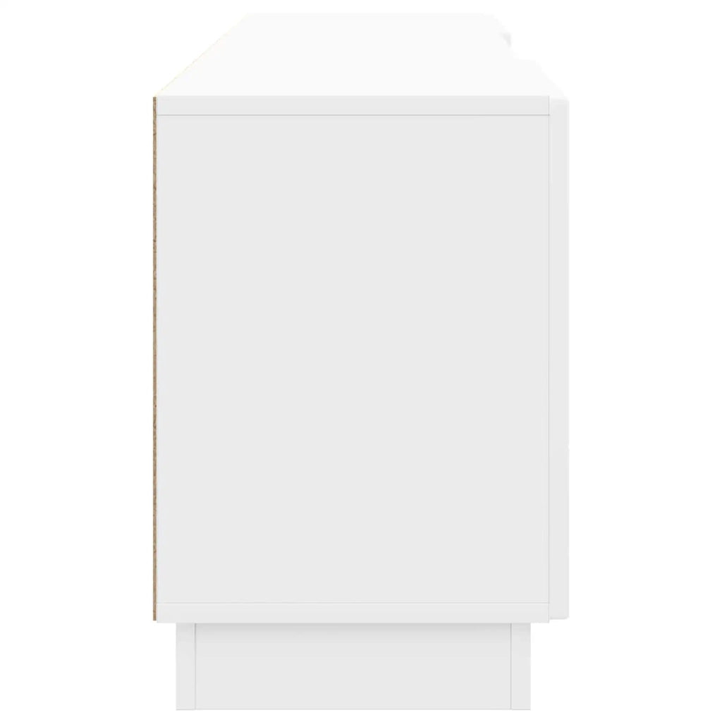 Mobile TV | Armadietto TV | Mobile Porta TV Bianco Lucido 150 x 31 x 47 cm Legno ingegnerizzato