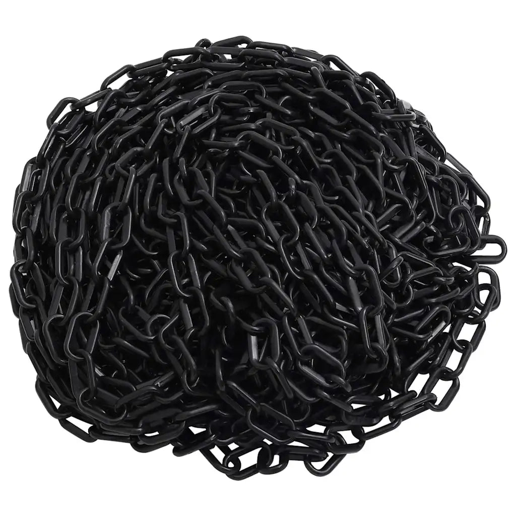 Catena Segnaletica Nera 100 m Ø6 mm in Plastica 150932