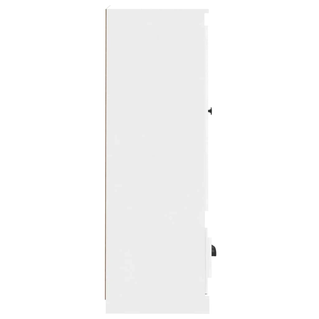 Buffet credenza cassettiera mobiletto mobile contenitore organizer cucina soggiorno salotto alto 36 x 35,5 x 103,5 cm legno ingegnerizzato bianco 02_0032436
