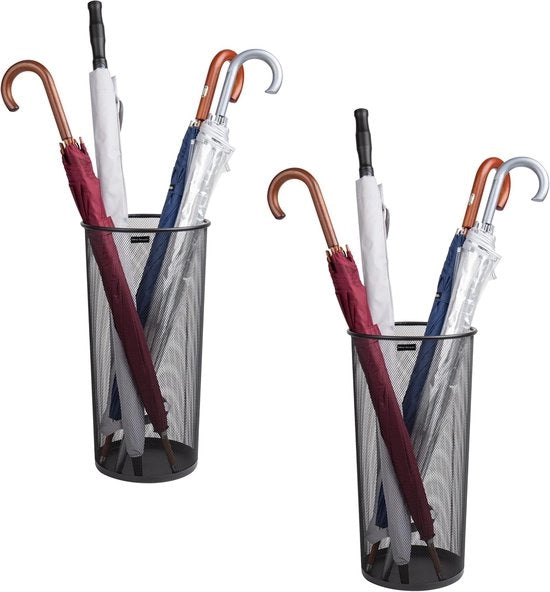 Paraplu standard per 12 paraplu - nero - set da 2