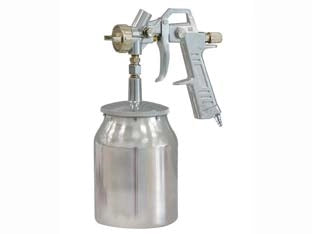 AEROGRAFO SERBATOIO INFERIORE CON ATTACCO RAPIDO PROFILO GERMANIA  ugello mm.1,5    EXCEL