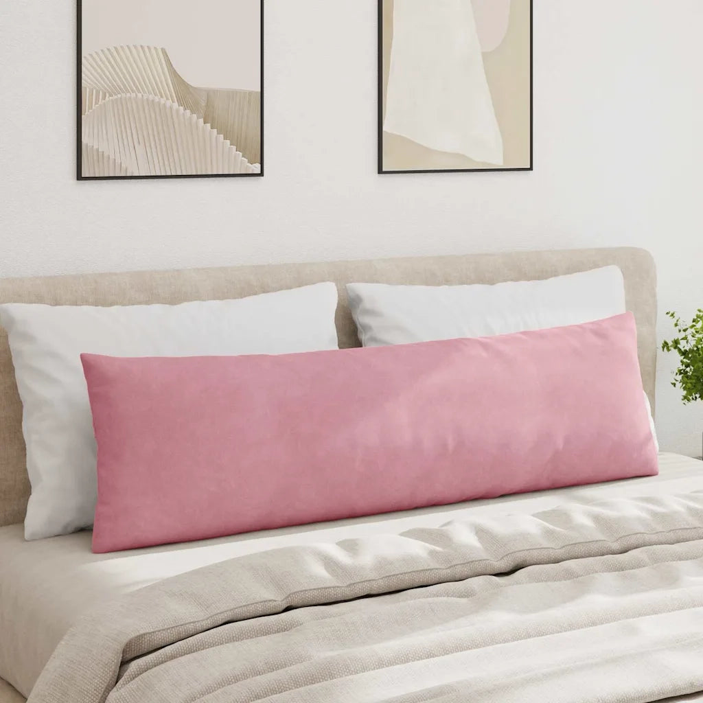Cuscini da Divano 2 pcs Rosa 145 x 40 cm Tessuto in Cords 42013846