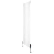 Radiatore Verticale 1800 x 560 mm con Valvole TRV Bianco