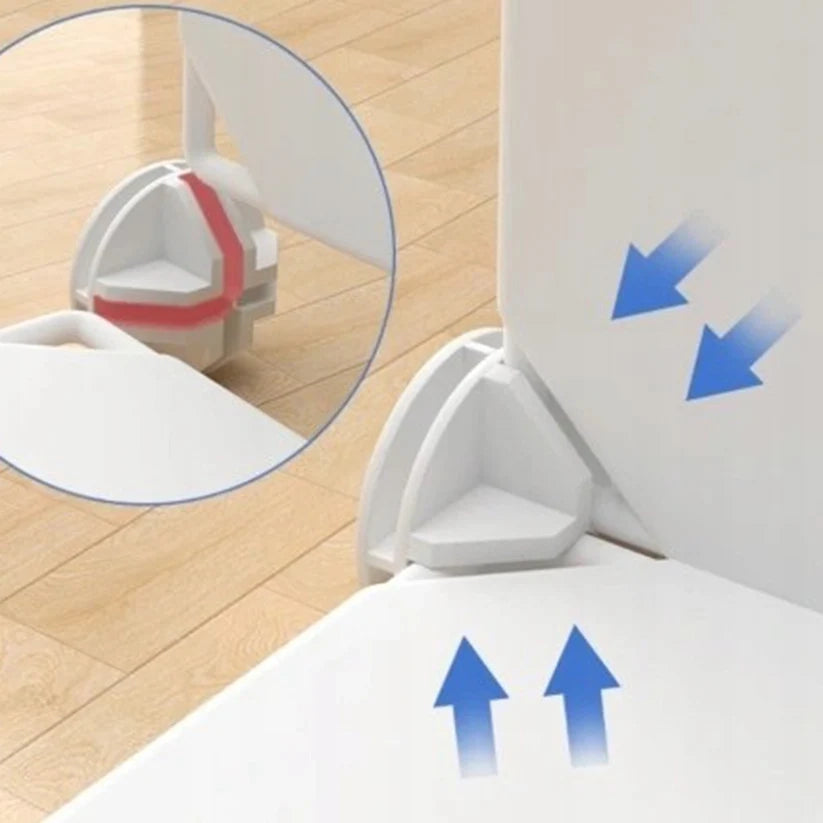 Guardaroba bianco con misure 147x75x47 cm, ideale per la camera da letto o l'ingresso.