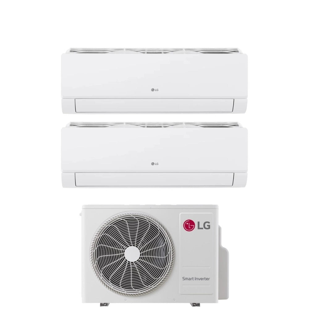 Condizionatore Dual Split LG DualCool Libero Smart 9+12 con MU2R15 R-32 Wi-Fi Integrato
