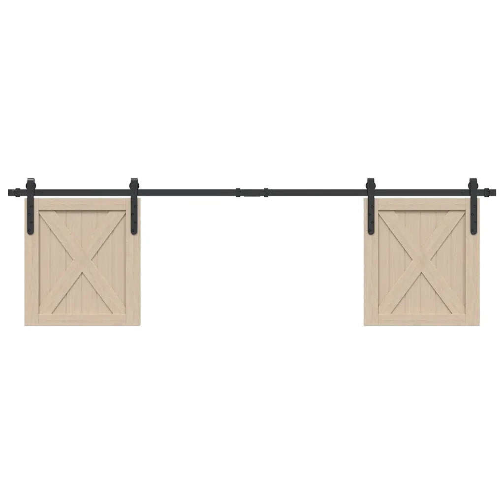 Kit Anta Scorrevole per Armadio 183 cm in Acciaio al Carbonio CFW3137515