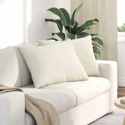 Cuscini da Divano 2 pcs Crema 70 x 50 cm Tessuto in Cords 42013765