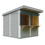 Chiosco esterno PREMIUM - 5,9m?² - H240x248x305 cm - Costruzione pannello PREMIUM - Timbela M950-CAVERN STEEL